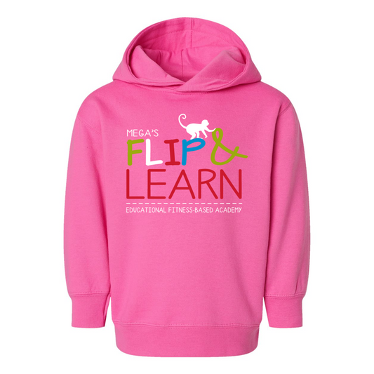Flip & Learn Logo Pink Hoodie