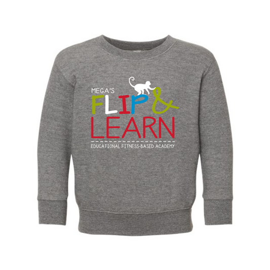 Flip & Learn Logo Light Grey Sweatshirt