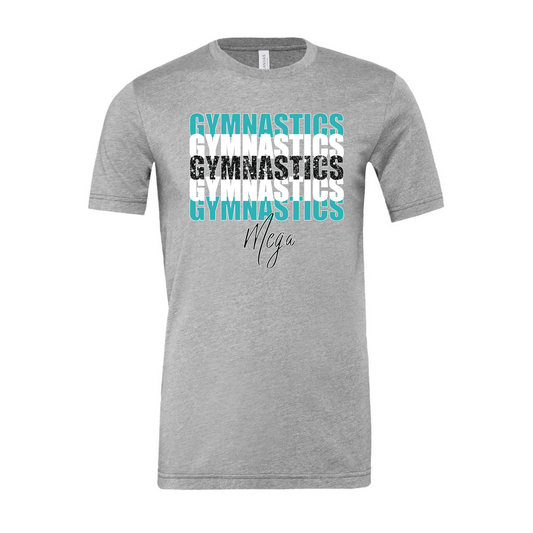 MEGA Gymnastics Repeat Grey Tee