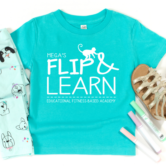 Flip & Learn Preschool Logo Tee