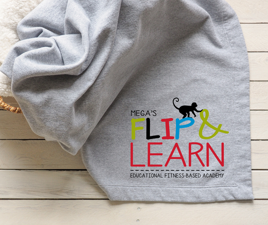 MEGA Flip & Learn Logo Blanket
